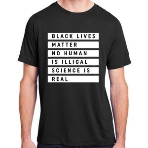 Black Lives Matter 's Rights Are Human Rights Adult ChromaSoft Performance T-Shirt