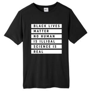 Black Lives Matter 's Rights Are Human Rights Tall Fusion ChromaSoft Performance T-Shirt