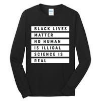 Black Lives Matter 's Rights Are Human Rights Tall Long Sleeve T-Shirt