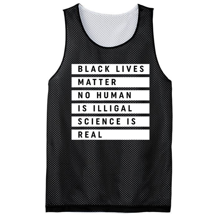 Black Lives Matter 's Rights Are Human Rights Mesh Reversible Basketball Jersey Tank