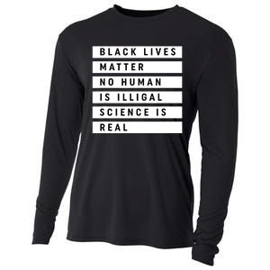 Black Lives Matter 's Rights Are Human Rights Cooling Performance Long Sleeve Crew