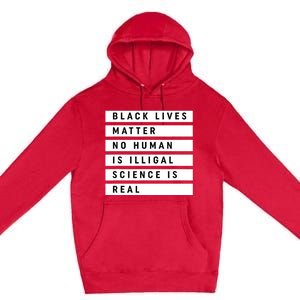 Black Lives Matter 's Rights Are Human Rights Premium Pullover Hoodie