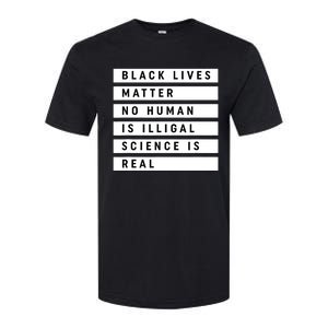 Black Lives Matter 's Rights Are Human Rights Softstyle CVC T-Shirt