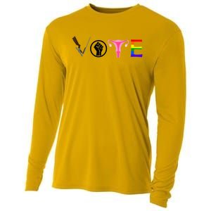 Black Lives Matter Vote LGBT Gay Rights Feminist Equality Cooling Performance Long Sleeve Crew