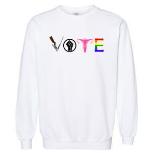 Black Lives Matter Vote LGBT Gay Rights Feminist Equality Garment-Dyed Sweatshirt