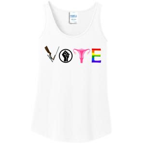 Black Lives Matter Vote LGBT Gay Rights Feminist Equality Ladies Essential Tank