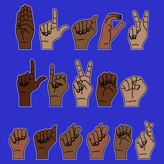 Black Lives Matter Asl Sign Language Hand Signs Deaf And Mute Meaningful Gift 16 in Basic Backpack
