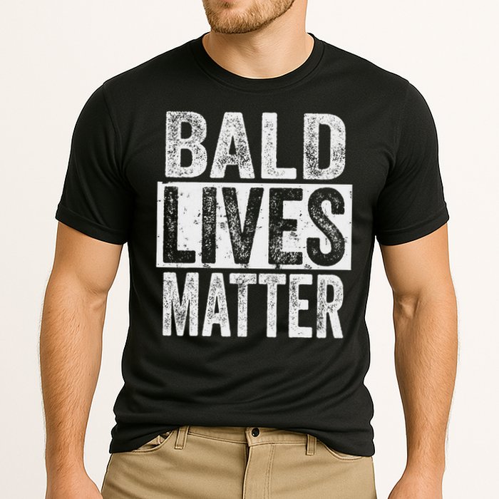 Bald Lives Matter  Funny Bald Is Beautifu Cooling Performance Crew T-Shirt