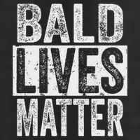 Bald Lives Matter  Funny Bald Is Beautifu Adult Drive Performance Visor