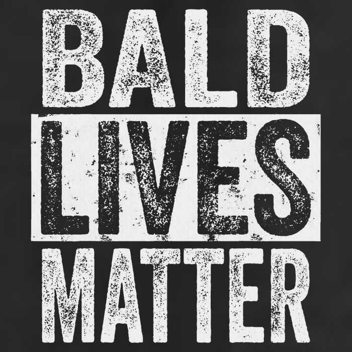 Bald Lives Matter  Funny Bald Is Beautifu Adult Drive Performance Visor