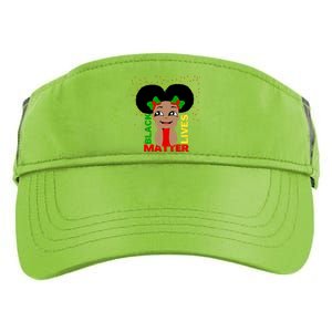 Black Lives Matter African American Cute Pride Adult Drive Performance Visor