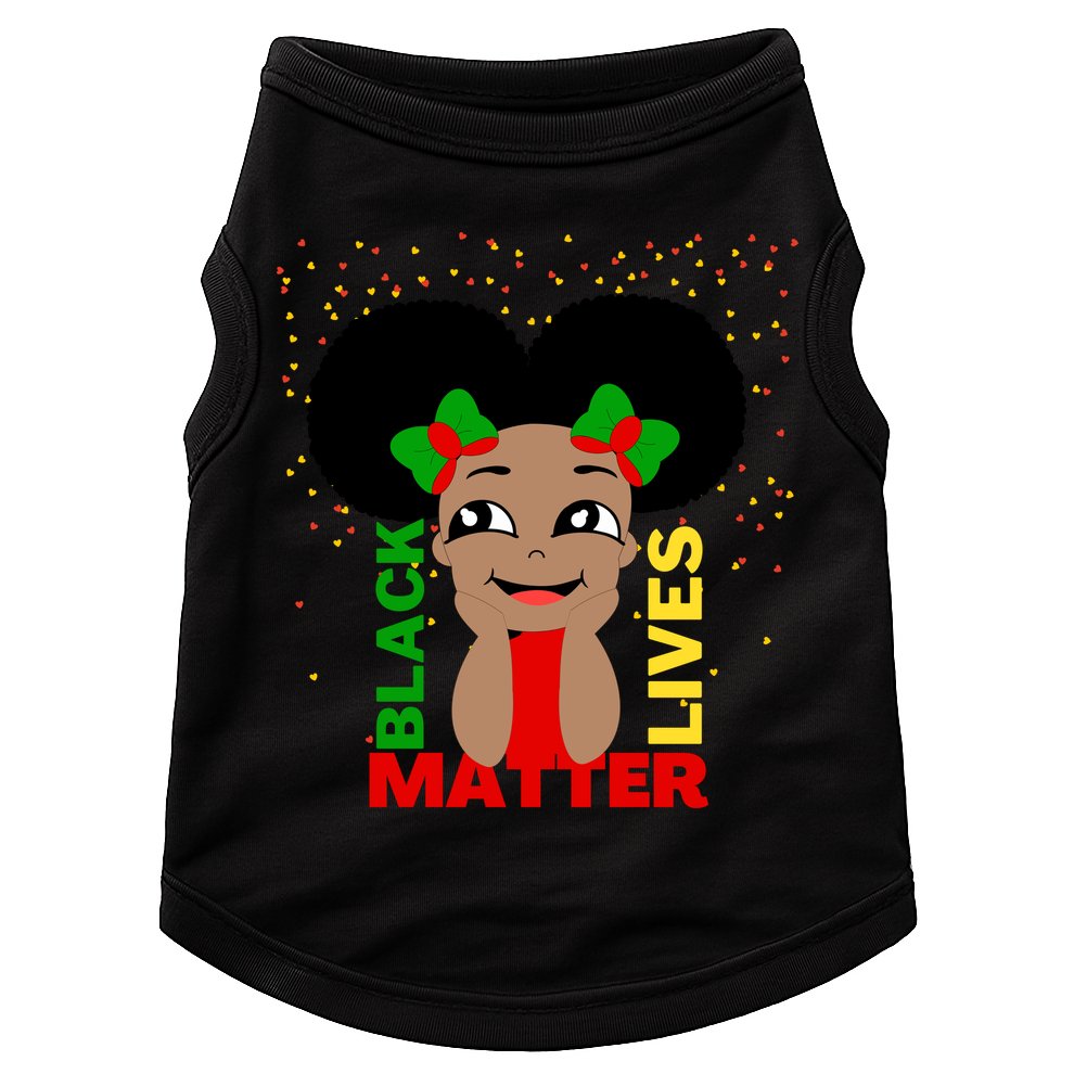 Black Lives Matter African American Cute Pride Doggie Tank
