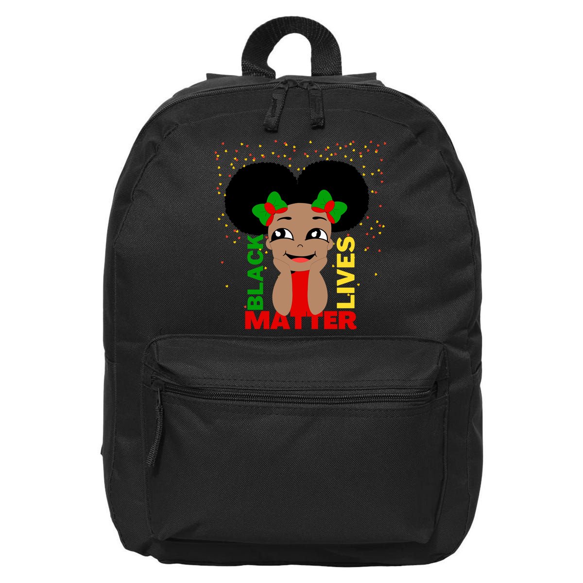Black Lives Matter African American Cute Pride 16 in Basic Backpack