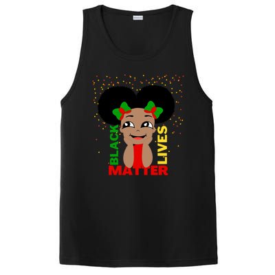 Black Lives Matter African American Cute Pride PosiCharge Competitor Tank