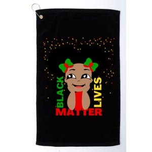 Black Lives Matter African American Cute Pride Platinum Collection Golf Towel