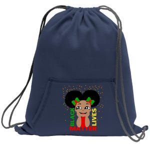 Black Lives Matter African American Cute Pride Sweatshirt Cinch Pack Bag