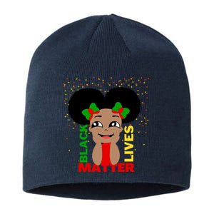 Black Lives Matter African American Cute Pride Sustainable Beanie