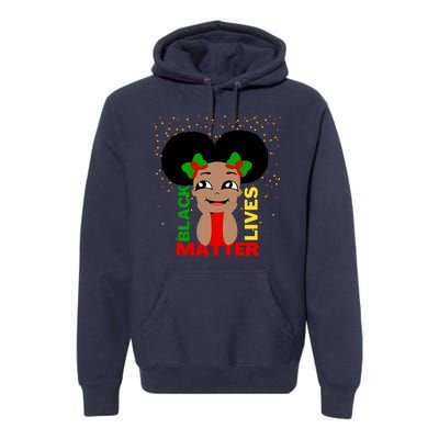 Black Lives Matter African American Cute Pride Premium Hoodie