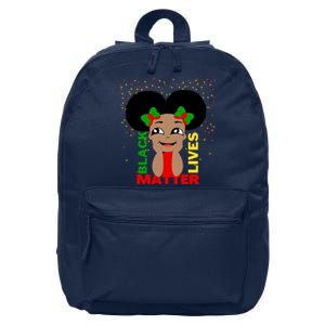 Black Lives Matter African American Cute Pride 16 in Basic Backpack