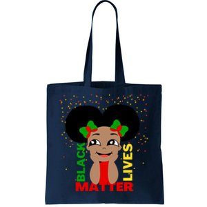 Black Lives Matter African American Cute Pride Tote Bag