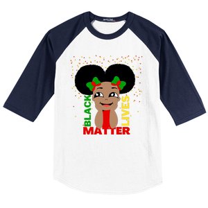 Black Lives Matter African American Cute Pride Baseball Sleeve Shirt