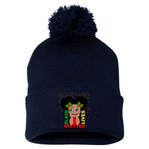 Black Lives Matter African American Cute Pride Pom Pom 12in Knit Beanie