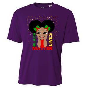 Black Lives Matter African American Cute Pride Cooling Performance Crew T-Shirt