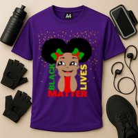 Black Lives Matter African American Cute Pride Cooling Performance Crew T-Shirt