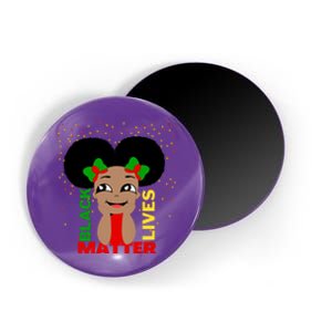 Black Lives Matter African American Cute Pride Magnet