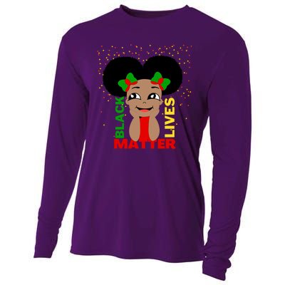 Black Lives Matter African American Cute Pride Cooling Performance Long Sleeve Crew