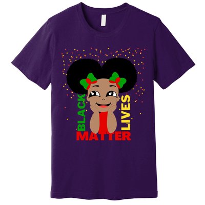 Black Lives Matter African American Cute Pride Premium T-Shirt