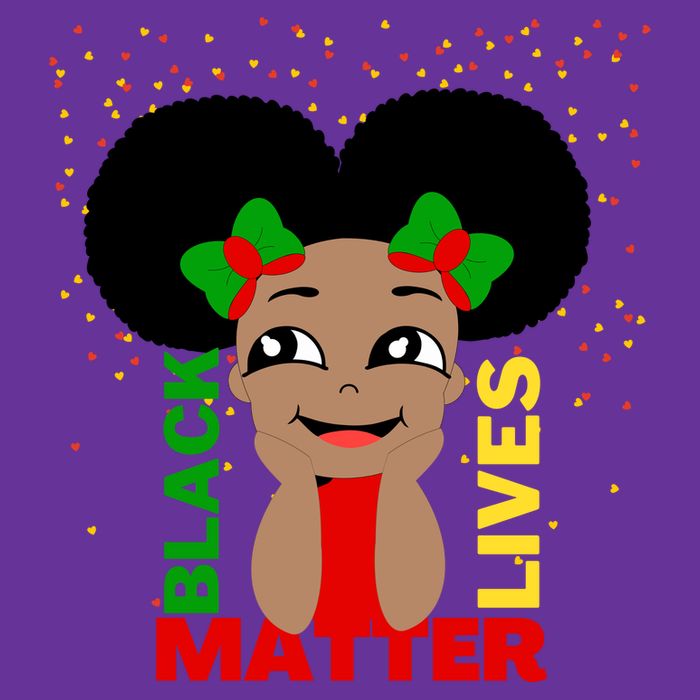 Black Lives Matter African American Cute Pride Toddler T-Shirt