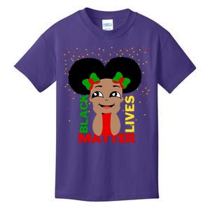 Black Lives Matter African American Cute Pride Kids T-Shirt