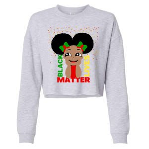 Black Lives Matter African American Cute Pride Cropped Pullover Crew