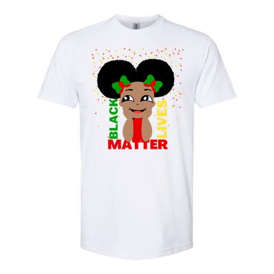 Black Lives Matter African American Cute Pride Softstyle CVC T-Shirt