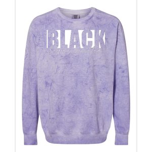 Black Lives Matter Colorblast Crewneck Sweatshirt