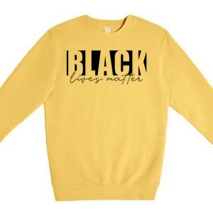 Black Lives Matter Premium Crewneck Sweatshirt