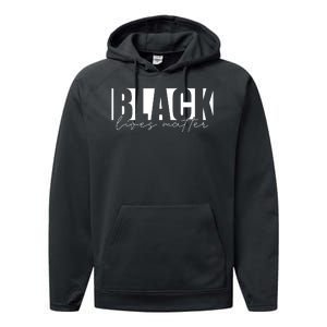 Black Lives Matter Performance Fleece Hoodie