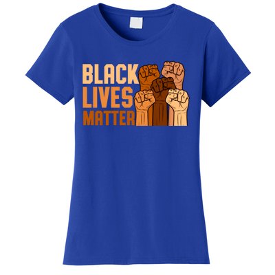 Black Lives Matter Fist Black History Month Juneteenth Gift Women's T-Shirt