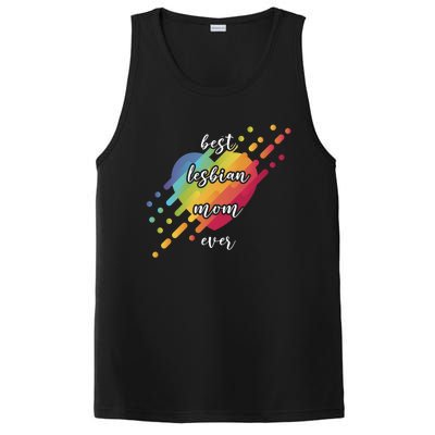 Best Lesbian Mom Ever Mommy And Mama Lesbian Lgbt Mom Pride Gift PosiCharge Competitor Tank