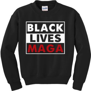 Black Lives Maga Kids Sweatshirt