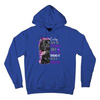 Black Lab Mom Funny Valentines Day Dog Lovers Labrador Cute Gift Hoodie