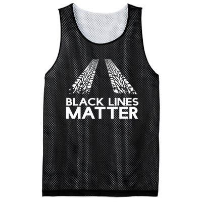 Black Lines Matter! Drift Car Guys Funny Racing Gift Idea  Mesh Reversible Basketball Jersey Tank