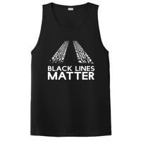 Black Lines Matter! Drift Car Guys Funny Racing Gift Idea  PosiCharge Competitor Tank