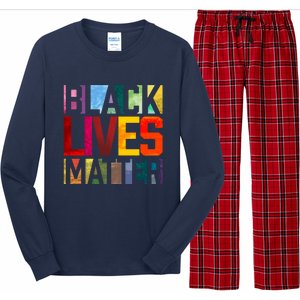 Black Lives Matter BLM Movement End Racism Long Sleeve Pajama Set