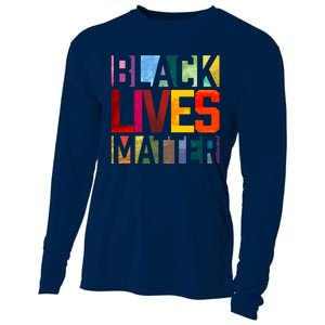 Black Lives Matter BLM Movement End Racism Cooling Performance Long Sleeve Crew