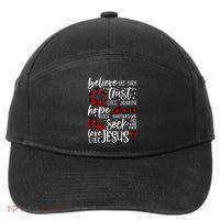 Believe Like Mary Trust Like Joseph Hope Like Shepherds 7-Panel Snapback Hat