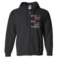 Believe Like Mary Trust Like Joseph Hope Like Shepherds Full Zip Hoodie