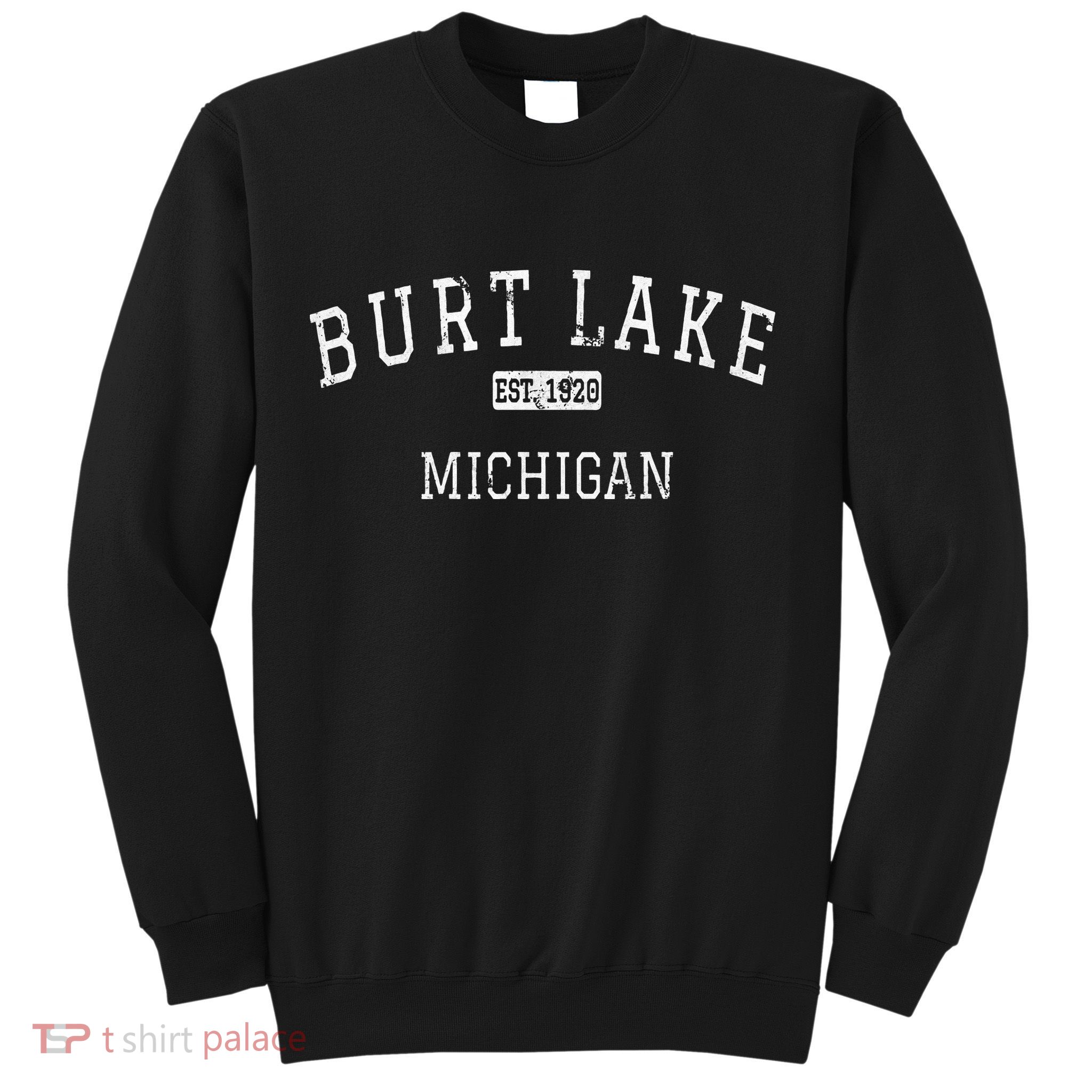 Burt Lake Michigan MI Vintage Sweatshirt