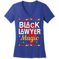 Black Lawyer Magic Black History Month Lawyer Meaningful Gift Women's V-Neck T-Shirt